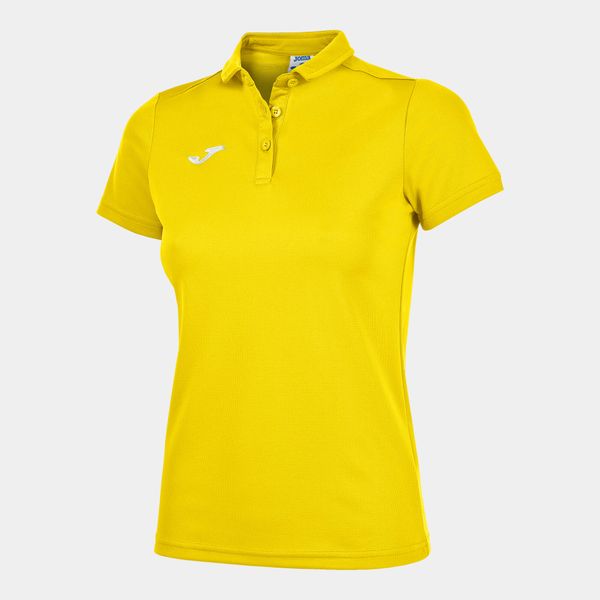 Koszulka polo do tenisa damska Joma Hobby. Żółte koszulki damskie Joma, s, bez wzorów, bez kołnierzyka, bez ramiączek. W wyprzedaży za 111.15 zł.