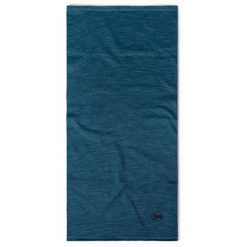 Komin chusta wielofunkcyjna z wełny merino lightweight. Niebieskie chusty damskie Buff, na jesień, bez wzorów, z materiału. Za 112.99 zł.