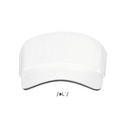 Czapka Sol's Ace. Białe czapki z daszkiem damskie SOL'S, bez wzorów. Za 25.50 zł.