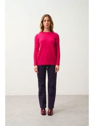 AUTHENTIC CASHMERE Kaszmirowy sweter "Daria" w kolorze różowym rozmiar: L. Różowe swetry klasyczne damskie AUTHENTIC CASHMERE, l, z kaszmiru, bez kołnierzyka. Za 305.29 zł.