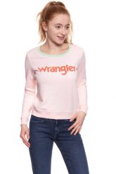 DAMSKI SWETER WRANGLER RETRO KABEL SWT ROSEWATER W602RHYLF 112130380. Czerwone swetry klasyczne damskie Wrangler, xs, bez kołnierzyka. W wyprzedaży za 69.99 zł.