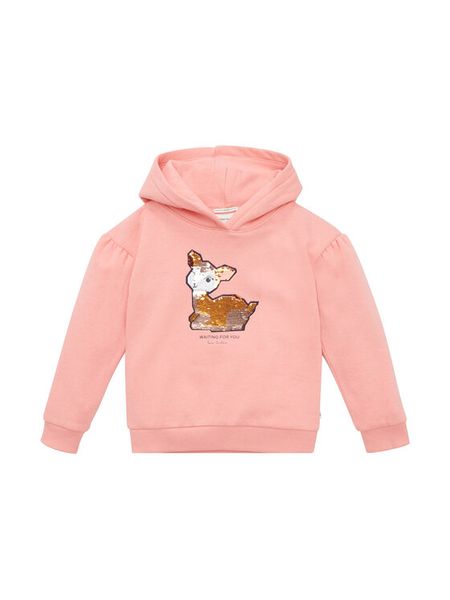 Tom Tailor Bluza 1033960 Różowy Regular Fit. Czerwone bluzy dziewczęce Tom Tailor, bez wzorów, z bawełny, bez ramiączek, bez kaptura. Za 89.99 zł.