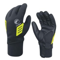 Rękawiczki sportowe unisex Chiba Ice. Czarne rękawiczki damskie CHIBA, bez wzorów. W wyprzedaży za 223.20 zł.