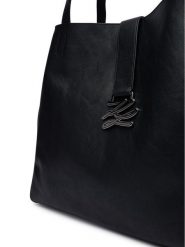KARL LAGERFELD Torebka B2W30258 Czarny. Czarne shopper bag KARL LAGERFELD, bez wzorów, ze skóry, bez dodatków. Za 1,749.00 zł.