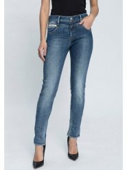 Herrlicher Dżinsy "Mora" - Slim fit - w kolorze niebieskim rozmiar: W28/L32. Niebieskie jeansy damskie Herrlicher. Za 180.06 zł.