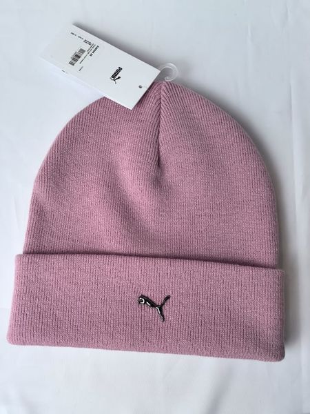 Puma Czapka beanie w kolorze jasnoróżowym rozmiar: onesize. Różowe czapki damskie Puma, bez wzorów. Za 69.95 zł.