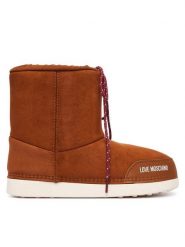 LOVE MOSCHINO Śniegowce JA24112G1PISF212 Beżowy. Brązowe śniegowce damskie Love Moschino, ze skóry. Za 709.99 zł.