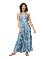 Aller Simplement Sukienka w kolorze błękitnym rozmiar: 34-40. Niebieskie sukienki damskie Aller Simplement, bez wzorów, klasyczne, bez ramiączek. Za 65.99 zł.