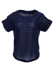 Regatta Koszulka w kolorze granatowym rozmiar: 46. Niebieskie bluzki damskie Regatta, bez wzorów, bez kołnierzyka, bez ramiączek. Za 67.95 zł.