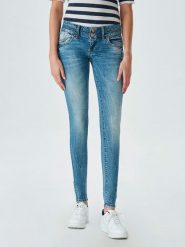 LTB Dżinsy "Julita" - Skinny fit - w kolorze niebieskim rozmiar: W33/L36. Niebieskie jeansy damskie LTB. Za 114.17 zł.