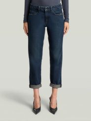 G-Star Dżinsy - Boyfriend fit - w kolorze granatowym rozmiar: W31/L32. Niebieskie jeansy damskie G-Star, z podwyższonym stanem. Za 344.95 zł.