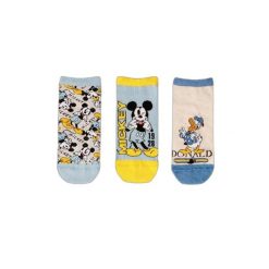 Skarpetki damskie Disney Mickey Donald (x6). Niebieskie skarpetki damskie Disney, bez wzorów, z bawełny. Za 193.00 zł.