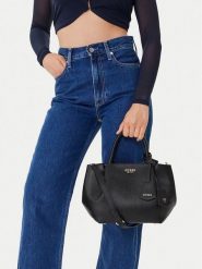 Guess Torebka Amorette HWBG78 98060 Czarny. Czarne torebki klasyczne damskie Guess, ze skóry, bez dodatków. Za 419.99 zł.