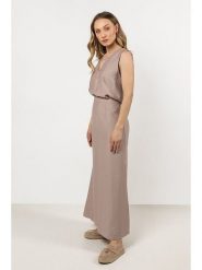 Awama Spódnica w kolorze beżowym rozmiar: L. Brązowe spódnice damskie Awama, l, bez wzorów, maxi. Za 119.99 zł.