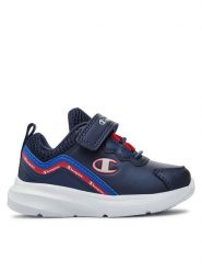 Champion Sneakersy Low Cut Shoe Shout Out B Td S32609-BS501 Granatowy. Niebieskie buty sportowe chłopięce Champion, ze skóry, bez zapięcia. Za 139.99 zł.