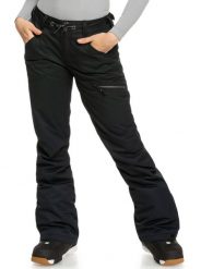 Spodnie snowboardowe damskie ROXY Nadia. Czarne spodnie sportowe damskie Roxy, na jesień, s, bez wzorów, z materiału, z standardowym stanem, narciarskie. Za 343.49 zł.