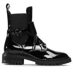 Trapery Eva Minge. Czarne trapery damskie Eva Minge, bez zapięcia. Za 349.99 zł.