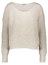 Sublevel Sweter w kolorze kremowym rozmiar: L. Brązowe swetry klasyczne damskie Sublevel, l, ze splotem, bez kołnierzyka. Za 60.73 zł.