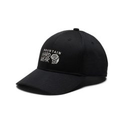 Czapka z daszkiem Mountain Hardwear Logo 6-Panel. Czarne czapki z daszkiem damskie Mountain Hardwear, bez wzorów. W wyprzedaży za 129.00 zł.
