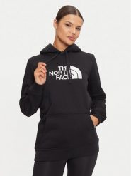 The North Face Bluza Drew Peak NF0A89EH Czarny Regular Fit. Czarne bluzy damskie The North Face, l, bez wzorów, z bawełny, bez kaptura. Za 269.99 zł.