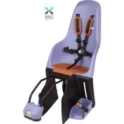 Fotelik Rowerowy Na Tylną Ramę MINIA. Fioletowe foteliki rowerowe POLISPORT. Za 383.00 zł.