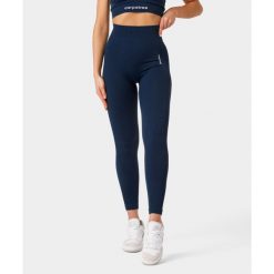 Legginsy bezszwowe Carpatree Allure granatowe. Legginsy damskie Carpatree, xs, bez wzorów, z elastanu. W wyprzedaży za 172.49 zł.