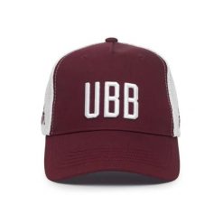 Czapka baseballowa Union Bordeaux-Bègles Esemy 2026/27. Czerwone czapki damskie Kappa, bez wzorów, z materiału. Za 180.50 zł.