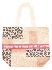 Zwillingsherz Shopper bag "Animal Mix" w kolorze beżowym rozmiar: onesize. Brązowe shopper bag Zwillingsherz, bez wzorów, z materiału, na ramię, bez dodatków. Za 60.99 zł.