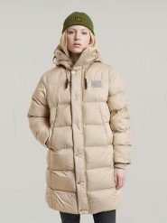 G-Star Płaszcz pikowany w kolorze beżowym rozmiar: XS. Brązowe płaszcze damskie G-Star, s, bez wzorów, z materiału, bez kaptura. Za 483.17 zł.