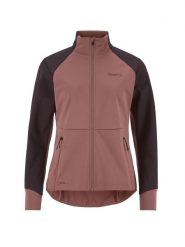 Craft Kurtka CORE Essence Nordic softshell 3-warstwowa – Rose Brown/Dk Plum. Brązowe kurtki sportowe damskie Craft, s, bez wzorów, z dżerseju, bez kaptura. Za 626.00 zł.