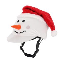 Czapka na kask jeździecki QHP Noël. Białe czapki damskie QHP, bez wzorów, z poliesteru. Za 158.00 zł.