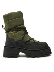 ONLY Shoes Botki 15329809 Zielony. Zielone botki damskie ONLY SHOES, z materiału, bez obcasa, na płaskiej podeszwie, bez zapięcia. Za 319.99 zł.
