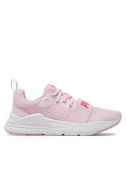 Puma Sneakersy Puma Wired Run Jr 374214 25 Różowy. Czerwone buty sportowe dziewczęce Puma, z materiału, bez zapięcia. Za 169.99 zł.