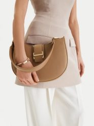 GINO ROSSI Torebka 1-2 Brązowy. Brązowe torebki klasyczne damskie Gino Rossi, z materiału, bez dodatków. Za 229.99 zł.