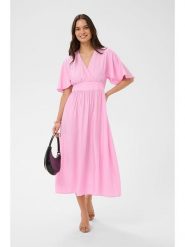 Kaffe Sukienka w kolorze jasnoróżowym rozmiar: 40. Różowe sukienki damskie Kaffe, bez wzorów, bez ramiączek. Za 195.99 zł.