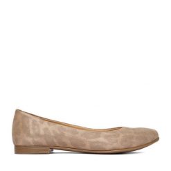 Baleriny Lasocki. Brązowe balerinki damskie Lasocki, bez wzorów. Za 149.99 zł.