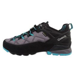 Buty Aku Rock Gore-tex 723241 czarne. Czarne obuwie trekkingowe damskie z gore-texu, bez zapięcia. Za 814.85 zł.
