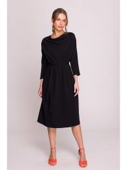 Stylove Sukienka w kolorze czarnym rozmiar: L/XL. Czarne sukienki damskie Stylove, bez wzorów, z tkaniny, bez ramiączek. Za 224.52 zł.