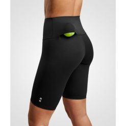 Legginsy do tenisa/padla damskie. Czarne legginsy damskie NORDICDOTS, m, bez wzorów, z elastanu. Za 235.00 zł.