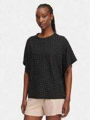 BOSS Koszulka piżamowa 50561029 Czarny Oversize. Czarne koszule nocne i halki Boss, bez wzorów, z lyocellu, bez ramiączek. Za 259.99 zł.