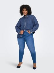 ONLY Carmakoma Dżinsy - Skinny fit - w kolorze niebieskim rozmiar: 44/L32. Niebieskie jeansy damskie Only Carmakoma. Za 127.05 zł.