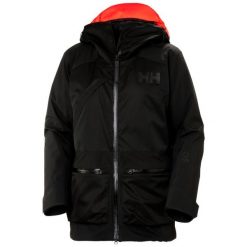 Damska kurtka narciarska z kapturem Helly Hansen Whitewall Lifaloft 3.0T. Czarne kurtki sportowe damskie Helly Hansen, na zimę, bez wzorów, z puchu, z kapturem. Za 1,544.50 zł.