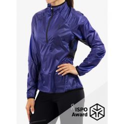 Kurtka biegowa damska On Running Zero Jacket. Fioletowe kurtki damskie On Running, bez wzorów, bez kaptura. Za 485.99 zł.
