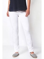Relaxed by TONI Dżinsy - Slim fit - w kolorze białym rozmiar: W23. Białe jeansy damskie Relaxed by TONI, z podwyższonym stanem. Za 96.60 zł.