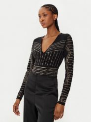 Marciano Guess Body 5RGP02 6218A Czarny Slim Fit. Czarne body i gorsety Marciano Guess, z aplikacjami, z syntetyku. Za 1,139.00 zł.