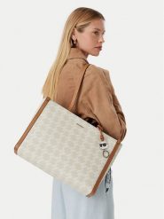 KARL LAGERFELD Torebka B3W30136 Kremowy. Białe torebki klasyczne damskie KARL LAGERFELD, ze skóry, bez dodatków. Za 1,099.00 zł.
