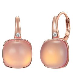 Lulu & Jane Stop metali Zdobienie kryształkami Swarovski® Kolczyki 1 ct Damski. Białe kolczyki damskie Lulu & Jane, pozłacane. Za 259.99 zł.