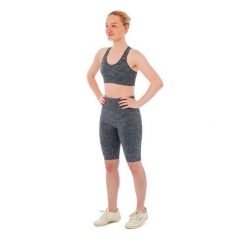 Damski zestaw sportowy Xtreme - spodenki sportowe + top sportowy - Antracyt. Szare spodenki sportowe damskie XTREME SOCKSWEAR, s, bez wzorów, z materiału, z podwyższonym stanem, na fitness i siłownię. Za 177.72 zł.