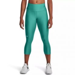 Legginsy damskie Under Armour HG Armour Hi Capri NS. Zielone legginsy damskie Under Armour, xs, bez wzorów. Za 89.99 zł.