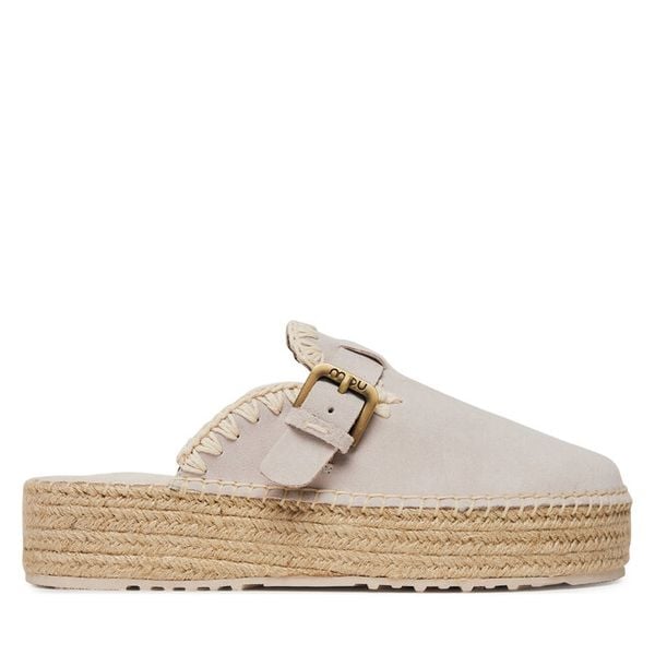 Espadryle Mou. Szare espadryle damskie Mou, bez wzorów, bez obcasa. Za 859.99 zł.